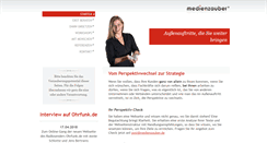 Desktop Screenshot of medienzauber.de