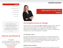 Tablet Screenshot of medienzauber.de